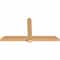Ekena Millwork Eugene Smooth Timber Gable Bracket, Western Red Cedar, 72"W x 39"H x 3 1/2"D x 5 1/2"F, 13/12 Pitch GBW072X39X0406EUG00SWR - alternate 3